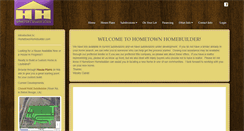 Desktop Screenshot of hometownhomebuilder.com