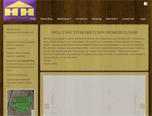 Tablet Screenshot of hometownhomebuilder.com